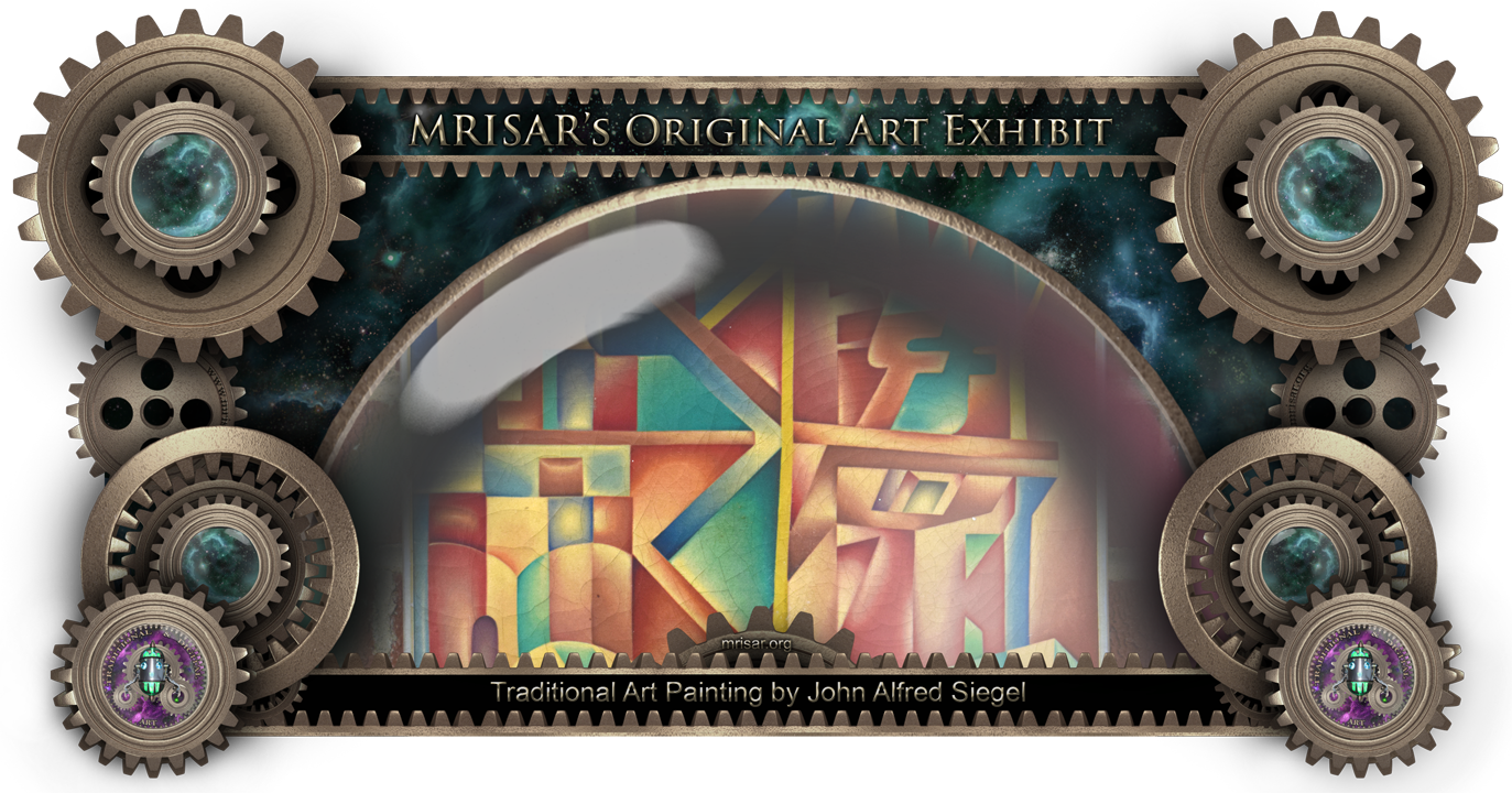 Original Art Painting By John Alfred Siegel, An Awarded, - Drawing (1373x720), Png Download