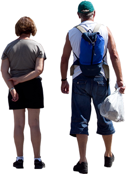 People Walking Vector Png Entourage People Walking - Group Cut Out (350x350), Png Download