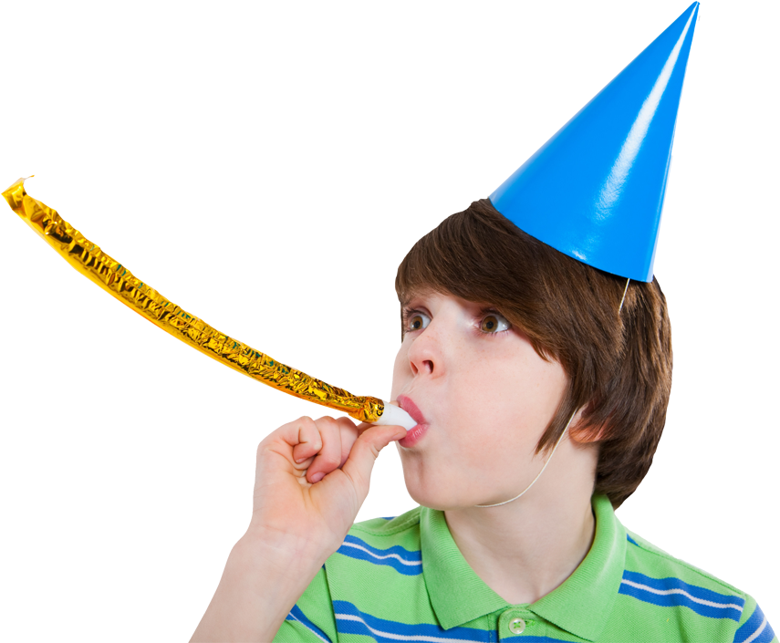 Boy In Birthday Hat - Photography (922x704), Png Download