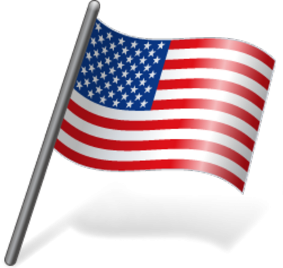 Psd Detail American Flag Png - Stock Exchange (400x378), Png Download