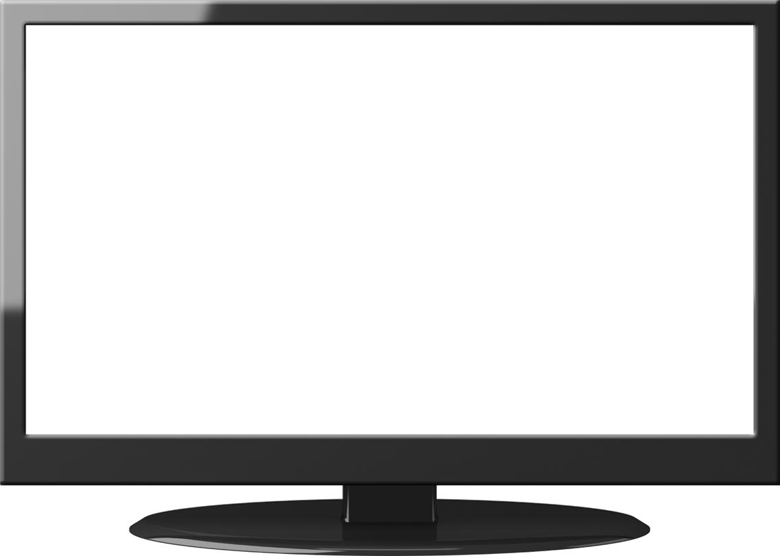 Computer Monitor Png - Blank Tv Clipart (1138x811), Png Download