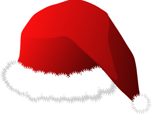 Santa Hat Small Clip Art At Clker - Santa Hat Clipart (600x456), Png Download