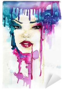 Aquarela Mulher (400x400), Png Download