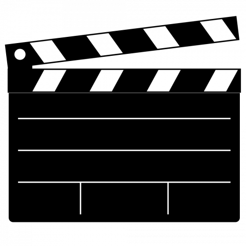 Fil Clipart - Clapper Board (480x480), Png Download