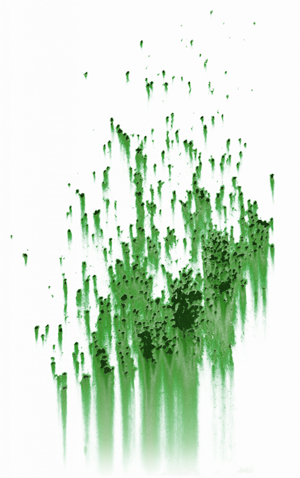 Clip Free Library Green Blood Png - Green Blood Splatter Transparent (300x478), Png Download