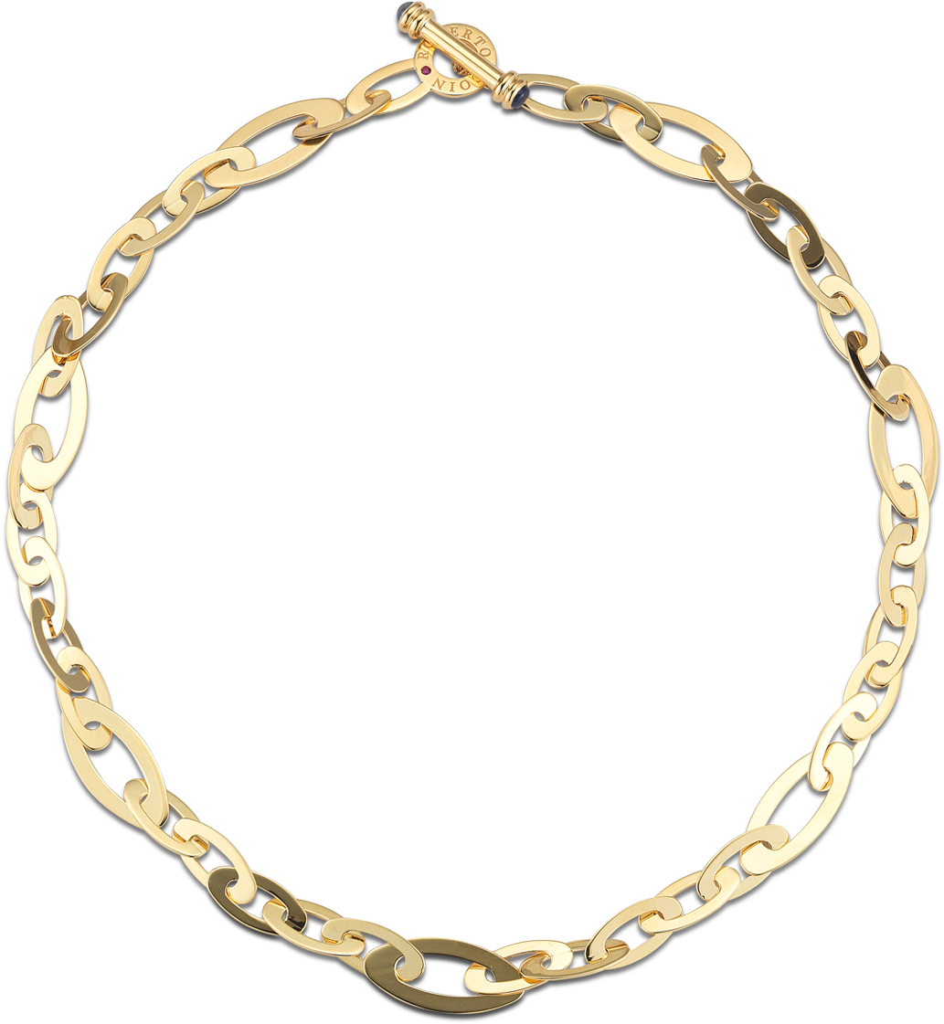 Roberto Coin Designer Gold 18k Yellow Gold Chic - Necklace (1600x1600), Png Download