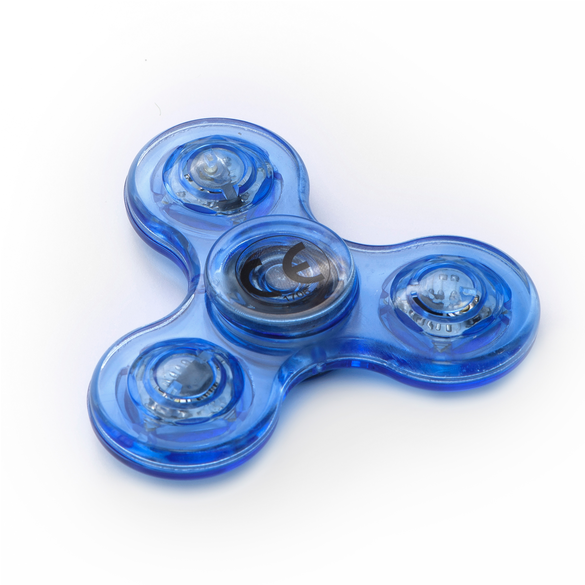 Graphic Library Download Fidget Spinner Crystal - Fidget Spinner Med Krystallys, Blå Barn Fidget (800x584), Png Download