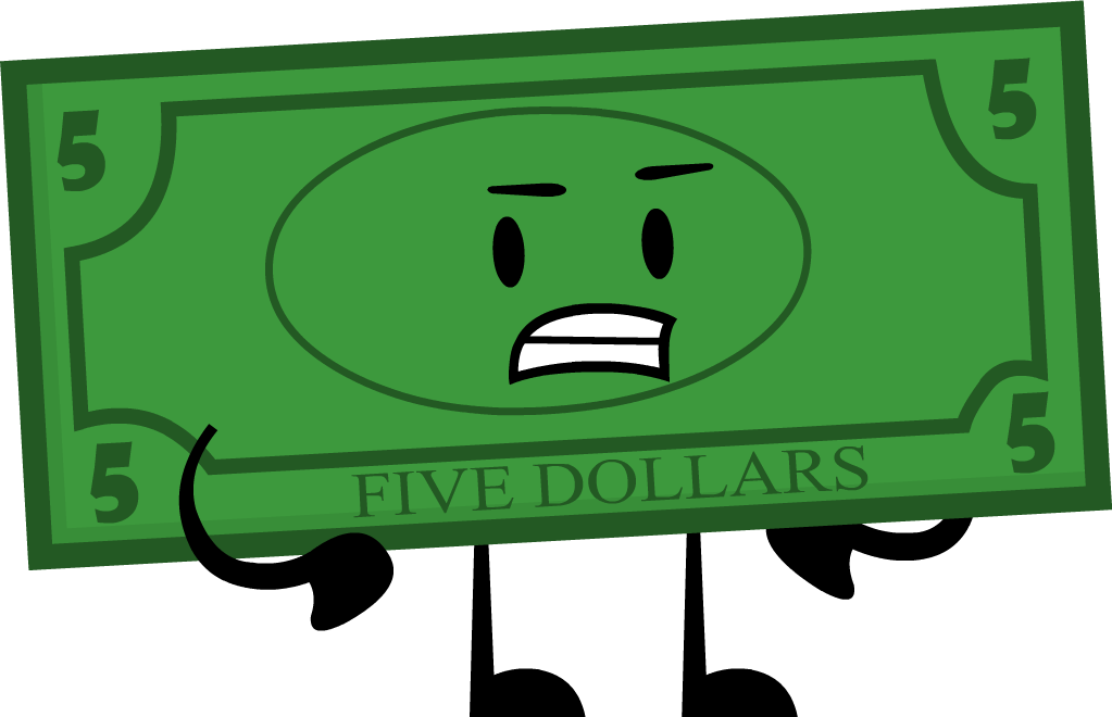 5 Dollar Bill - Cool Insanity 5 Dollar Bill (1023x660), Png Download
