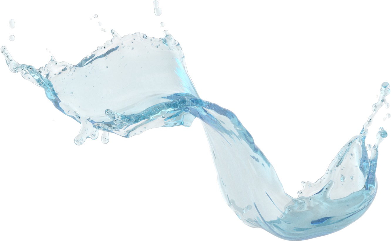Aerial Splash Png Image - Clear Background Water Transparent (2048x2048), Png Download