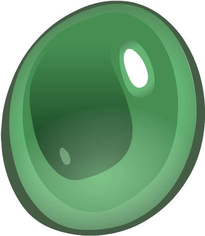Green Corruptah Stone - Circle (500x500), Png Download