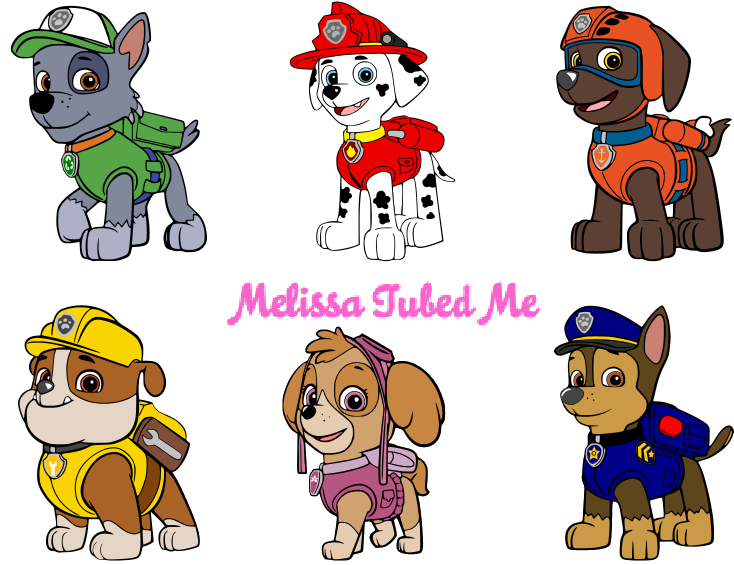 Paw Patrol Disney Princes Clipart - Paw Patrol Character Printables (745x570), Png Download