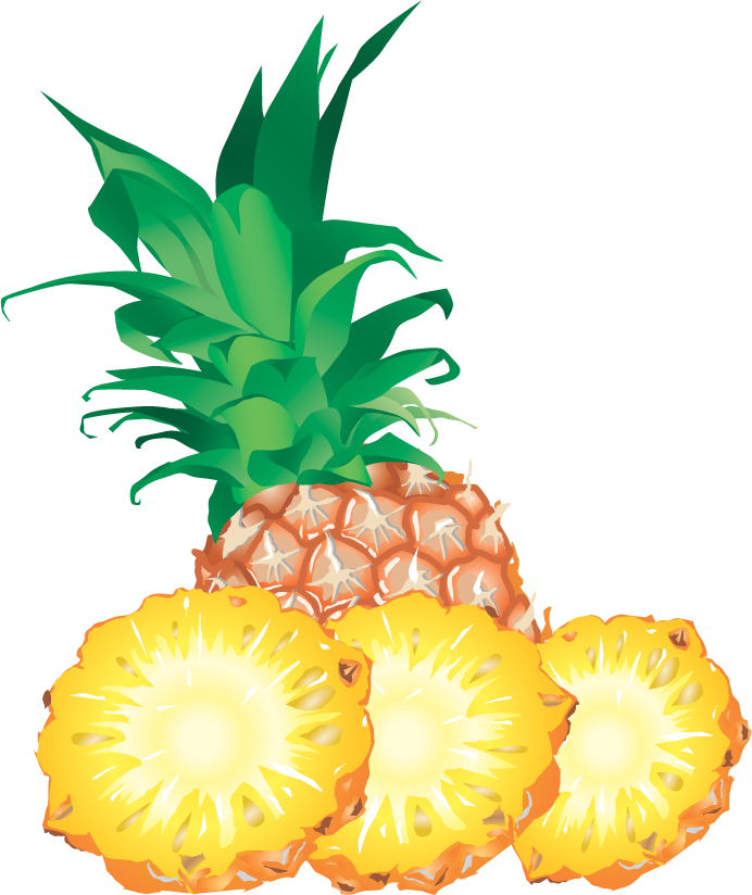 Pineapple Png Clip Art (692x824), Png Download