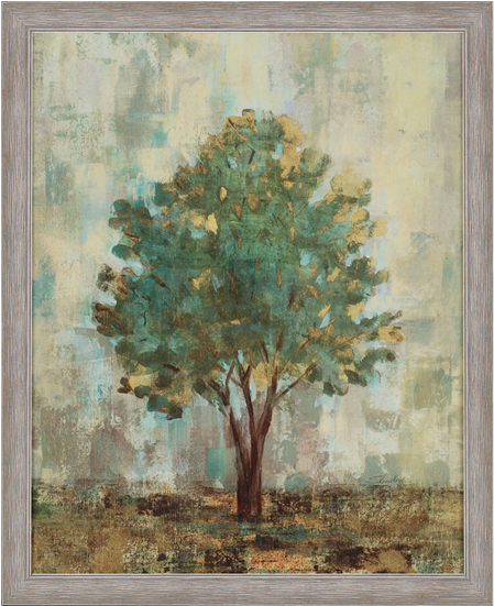 Verdi Trees Ii - Silvia Vassileva 'verdi Trees' Framed Art Print, Brown (550x550), Png Download