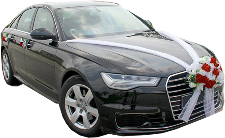 Im - Drive - Wedding Car Audi A6 Black (850x595), Png Download