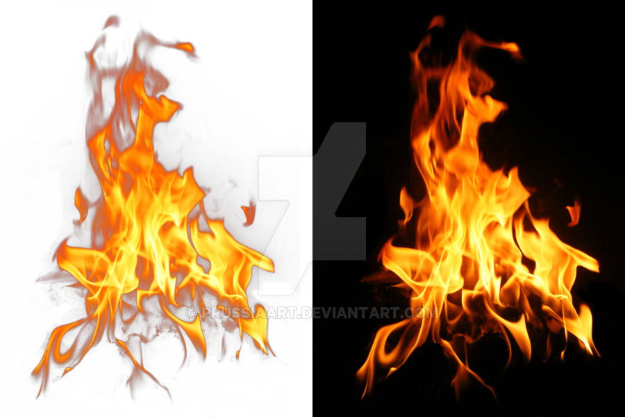 Fire On A Transparent Background - Transparent Background Flame Png (900x600), Png Download
