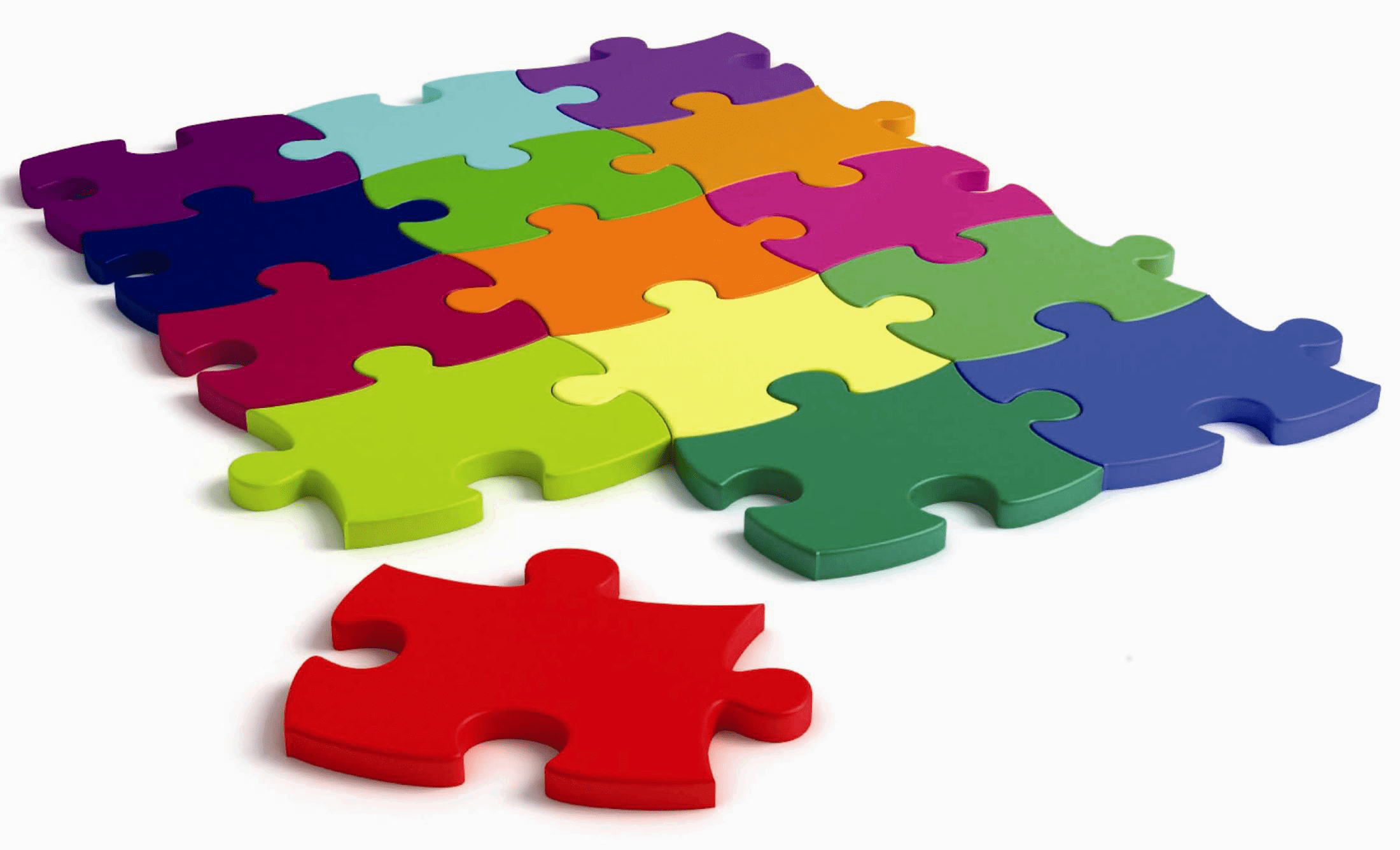 Objects - Puzzle - Piecing Together The Puzzle (2200x1336), Png Download