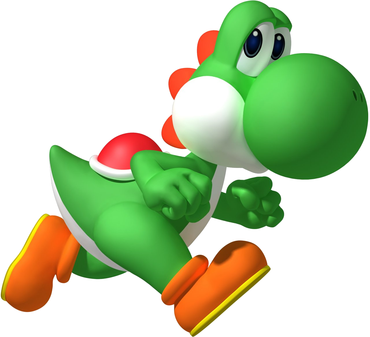 Download - Yoshi Mario (1280x1168), Png Download