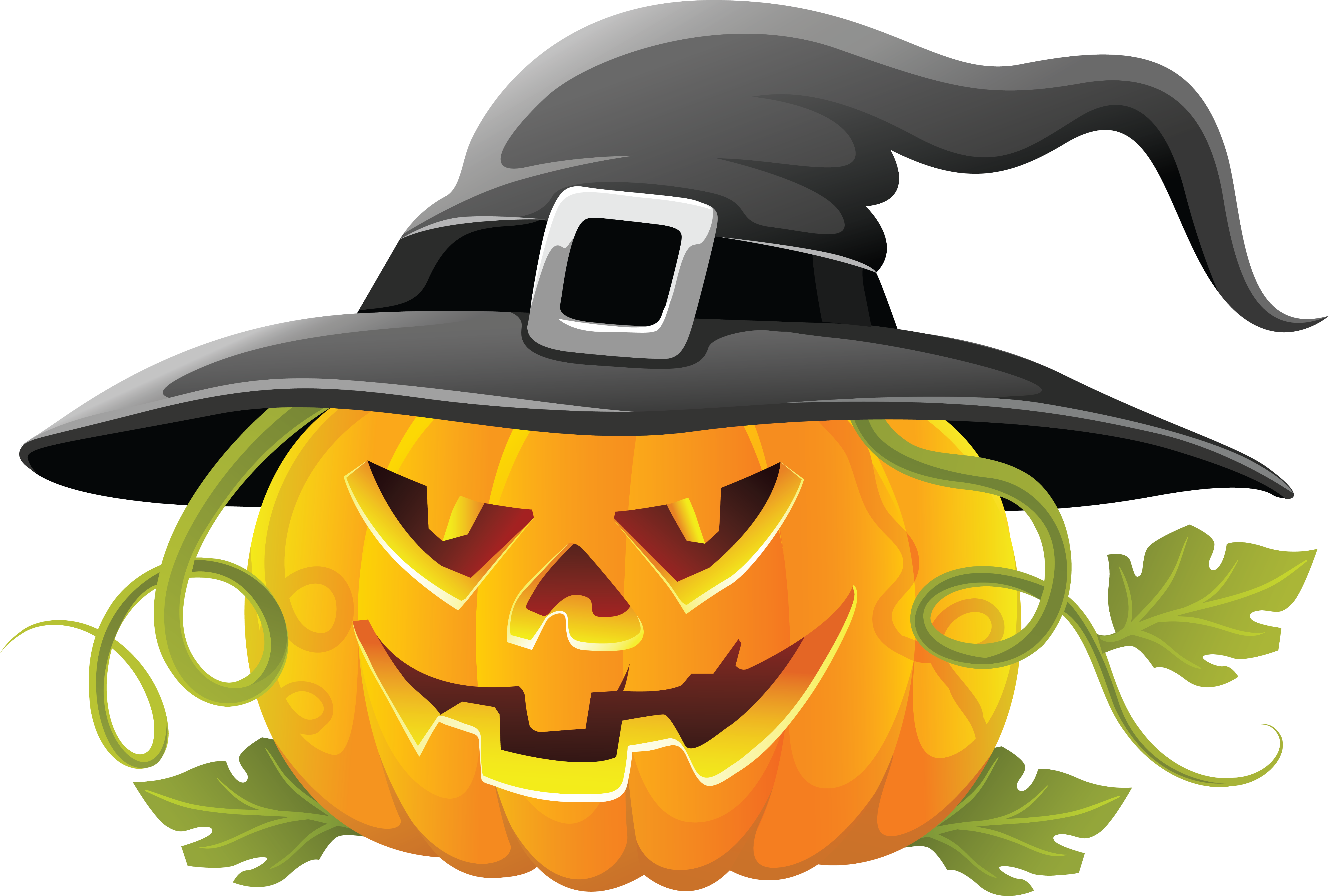 Free Icons Png - Halloween Png (5863x4163), Png Download