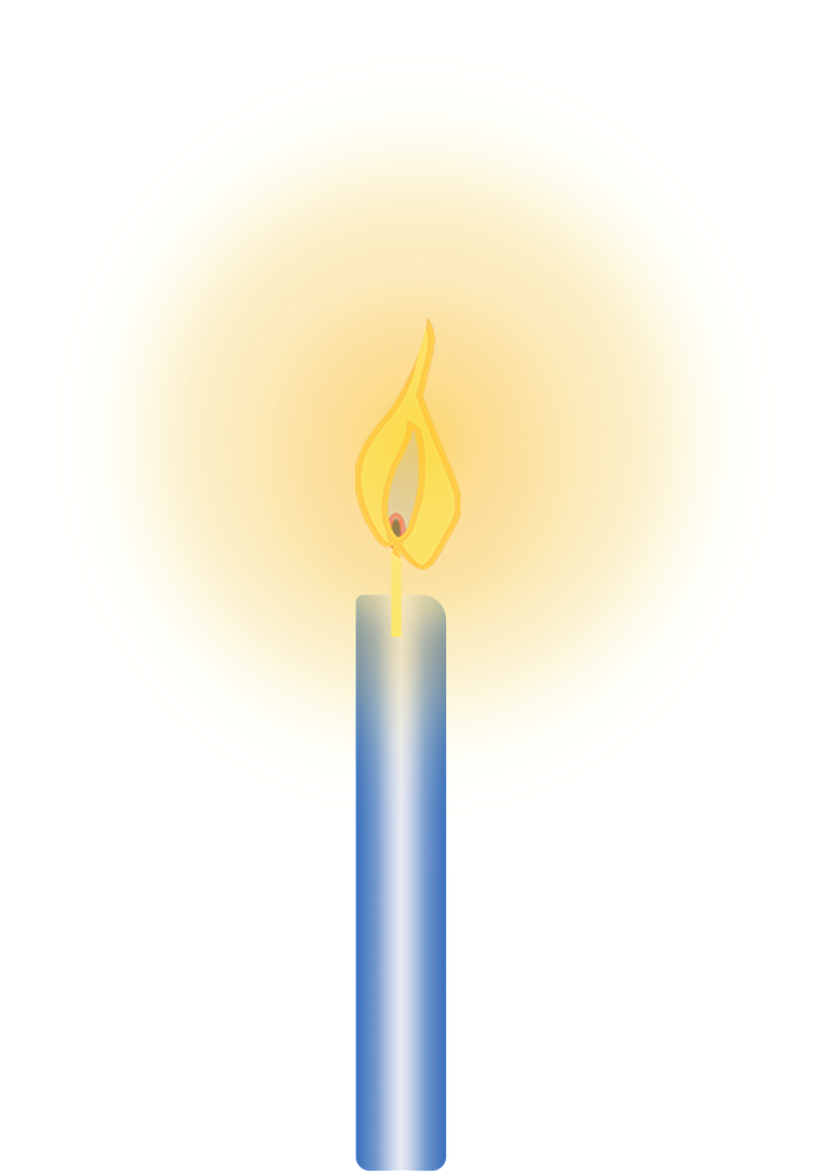 Clipart Flame Candle - Candle (1280x1280), Png Download
