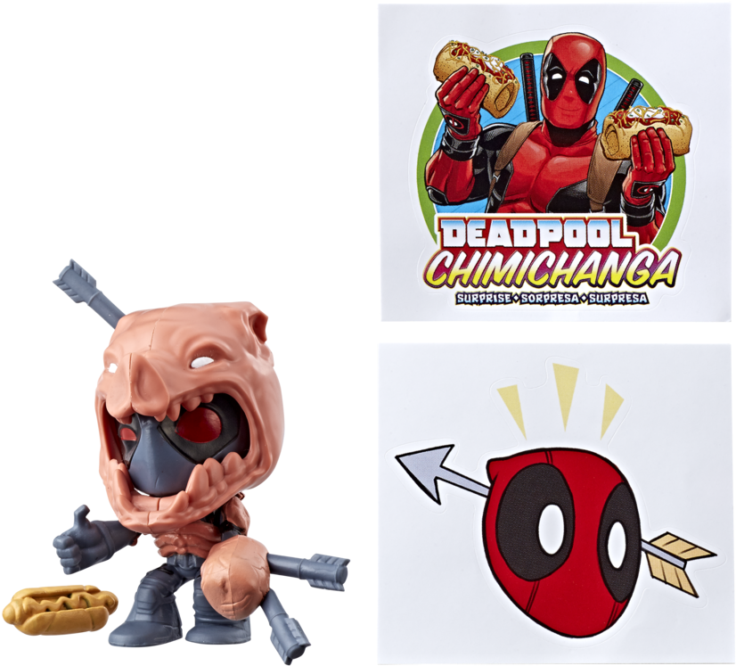 01 Of - Deadpool Chimichanga Blind Pack (900x900), Png Download