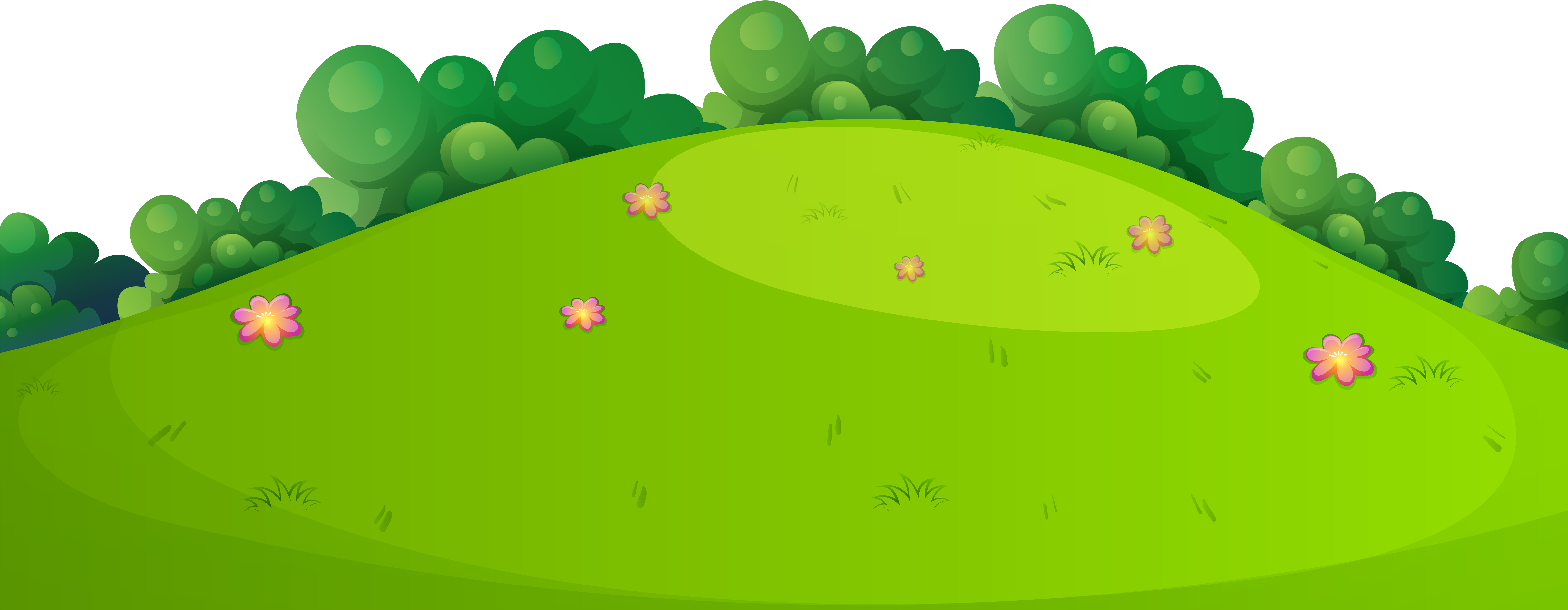 Meadow Grass Ground Png Clip Art Image - Ground Clipart (600x247), Png Download