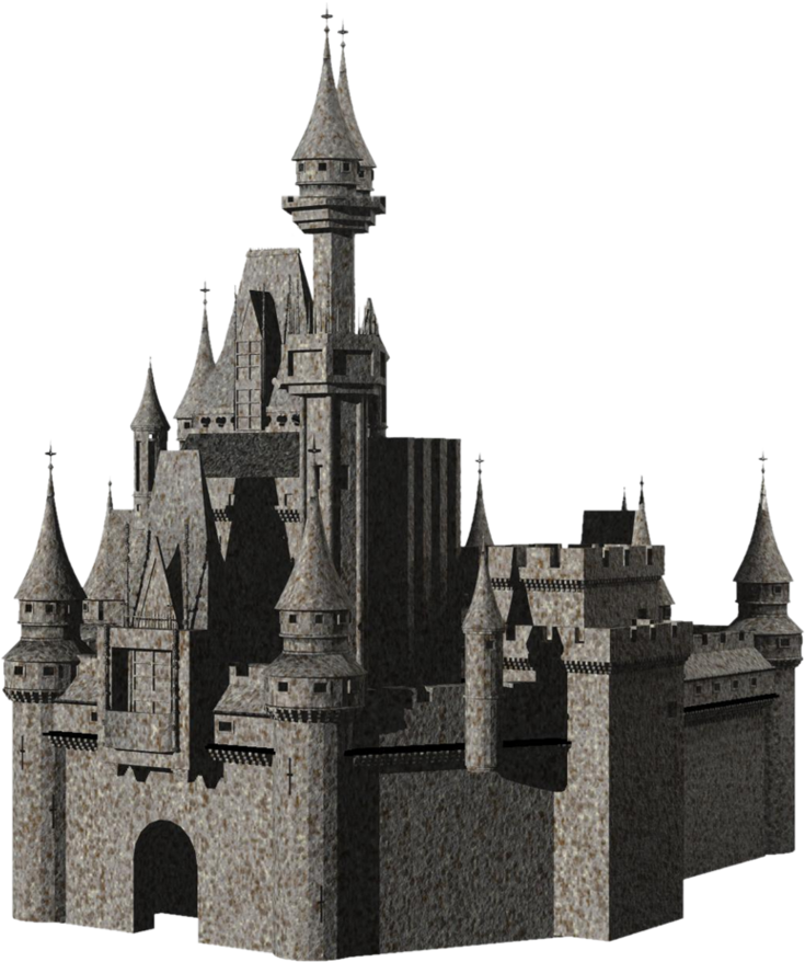 Castle Png Download - 城堡 3d (855x934), Png Download