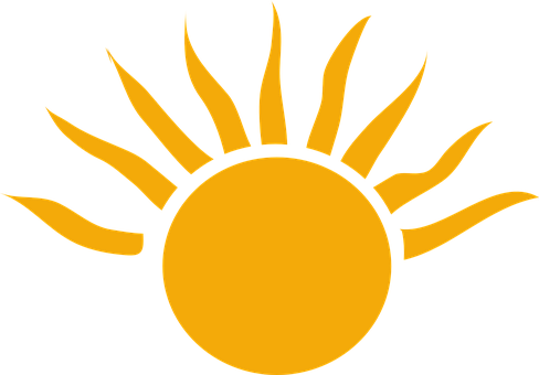 Sun Rays Abstract Sunlight Bright Sunshine - Abstract Sun Rays Clipart (488x340), Png Download