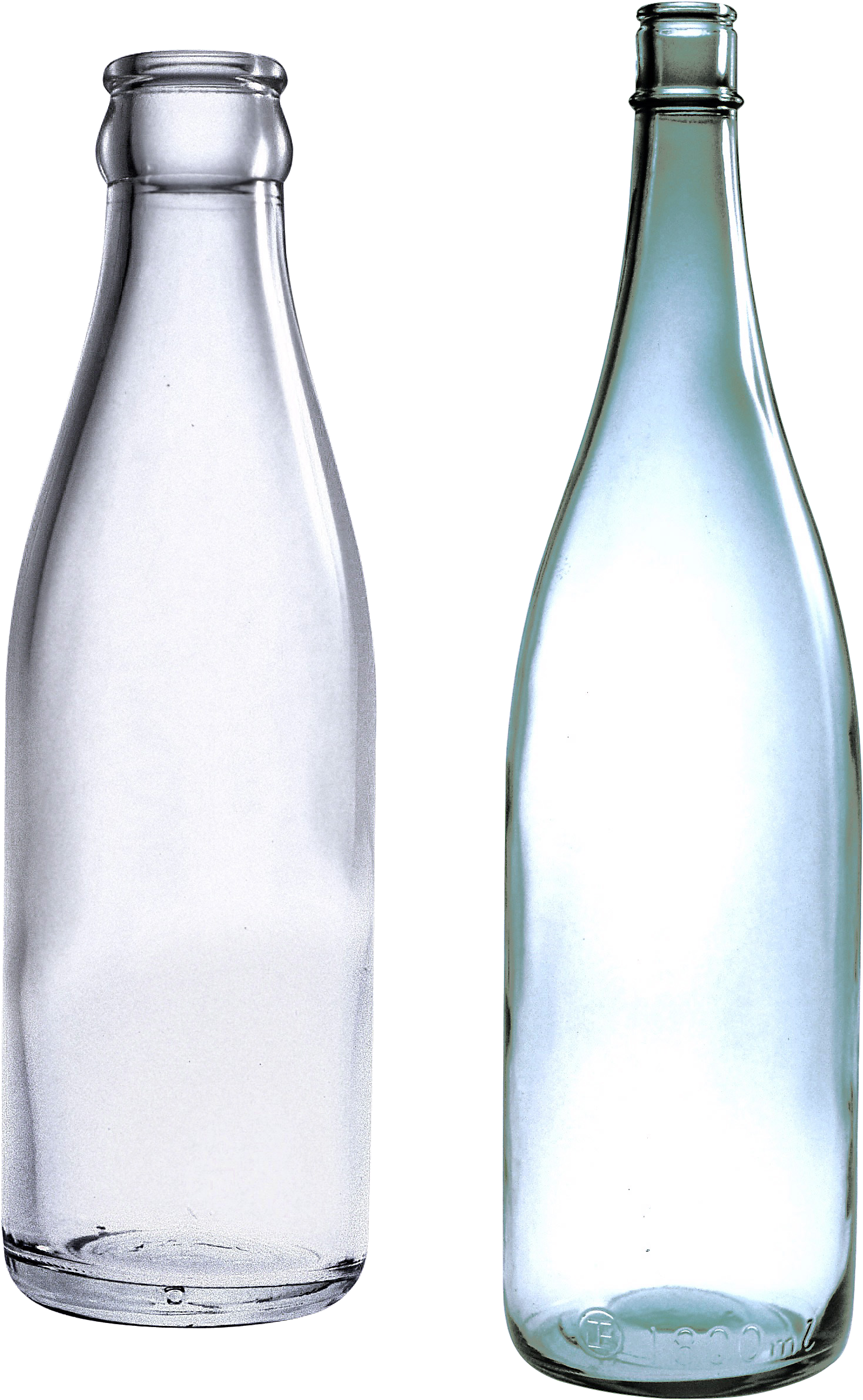 Empty Glass Bottles, Bottle Mockup - Empty Glass Bottle Png (1728x2600), Png Download
