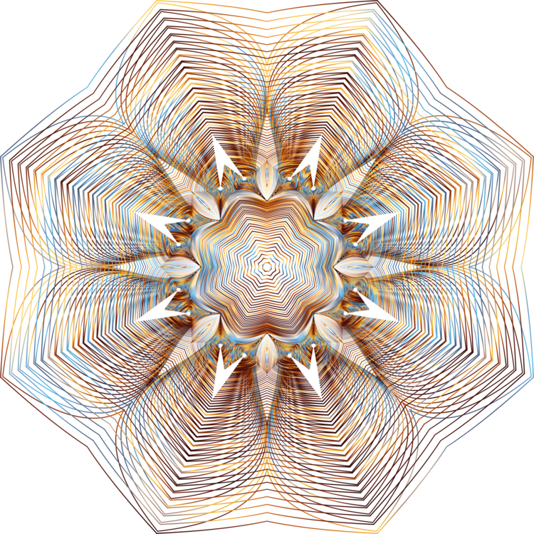 Watercolor Painting Drawing Abstract Art Line Art - Fractal Art (750x750), Png Download