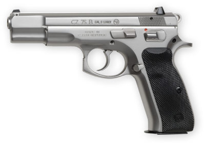 Download - Cz 75 B Matte Stainless (448x280), Png Download