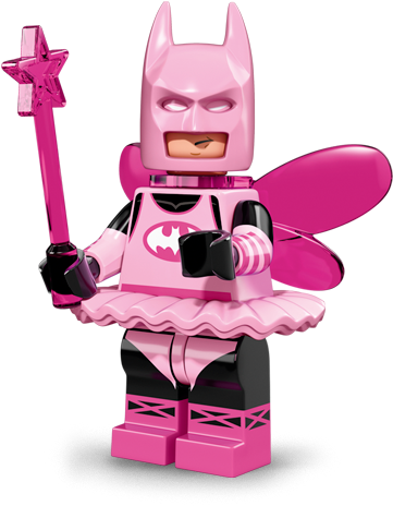 Fairy Batman - Lego The Batman Movie Minifigure Mystery Bag 71017 (1488x837), Png Download