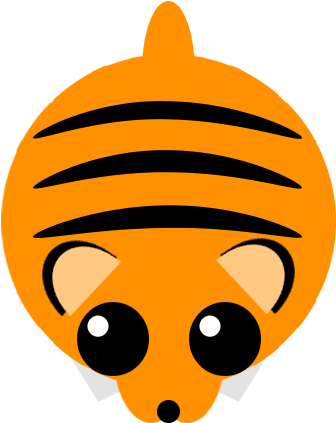 Tiger - Mope Io Skins Tiger (500x500), Png Download