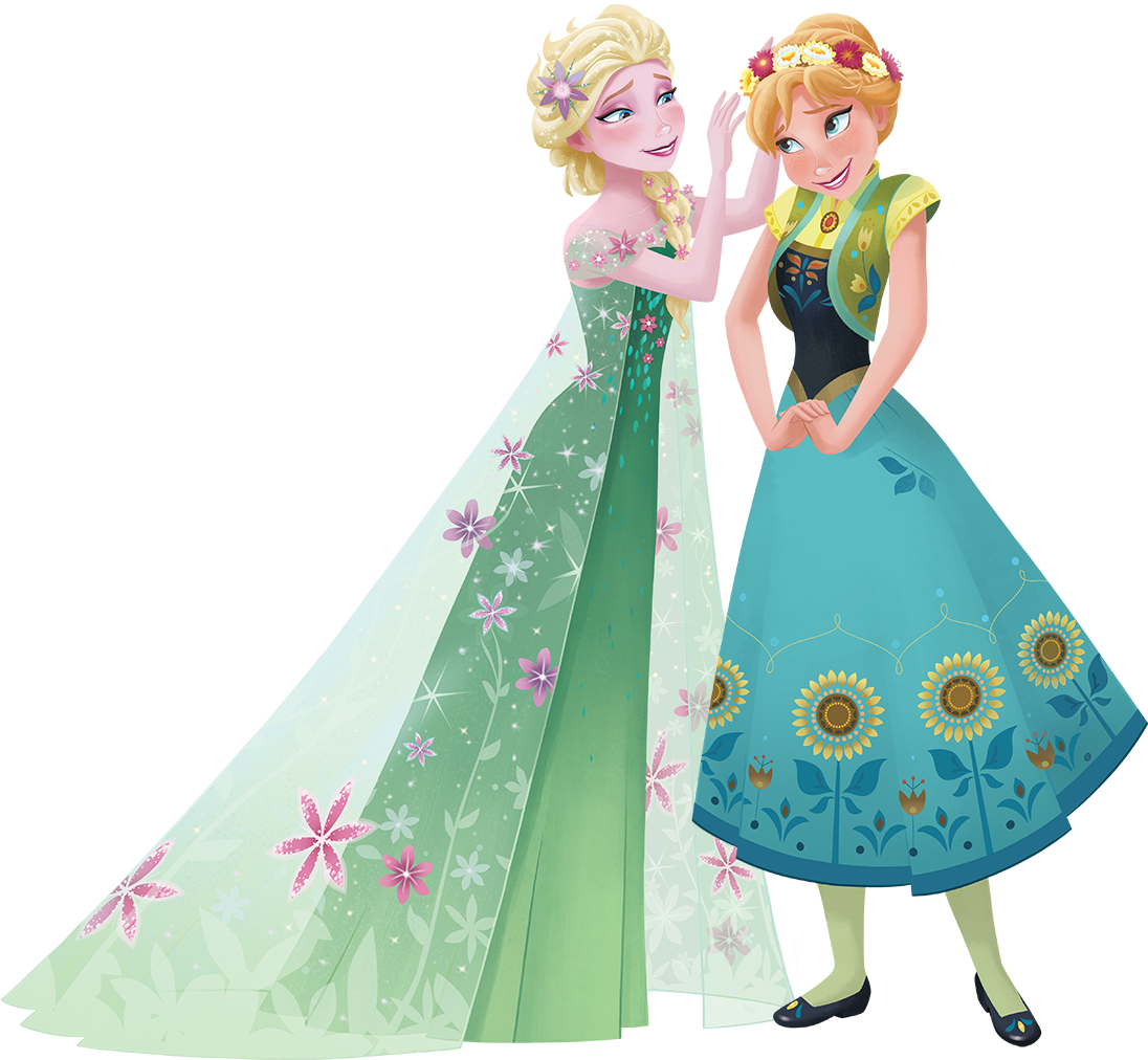Frozen Fever Elsa Png Clip Art Download - Elsa E Anna Fever (1096x1012), Png Download