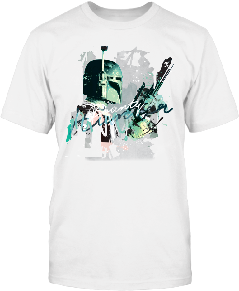 Profile Of Boba Fett Made With Faded Pastel Watercolor - Grambling State University Homecoming 2017 Shirts (1000x1000), Png Download