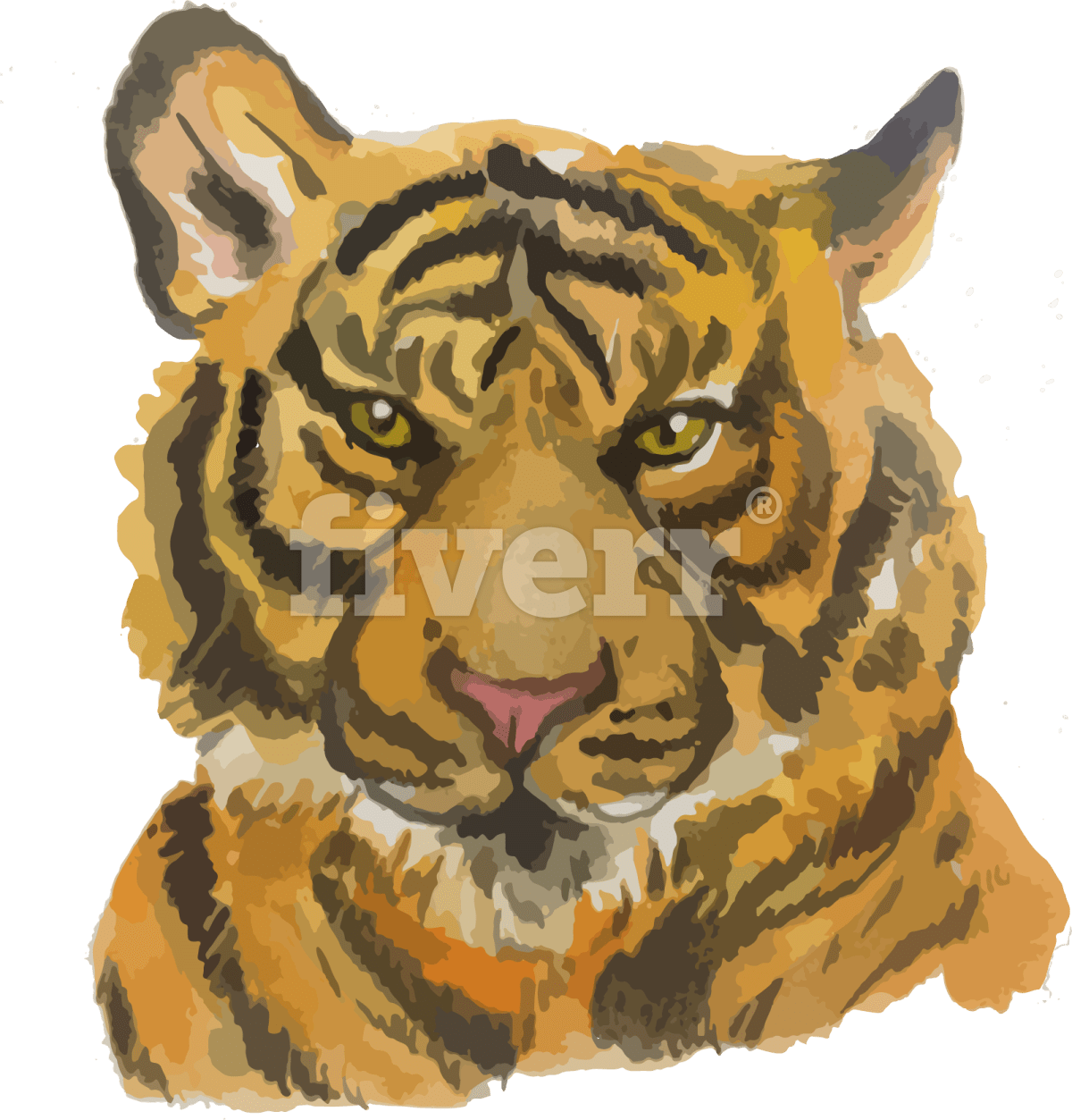Siberian Tiger (1200x1253), Png Download