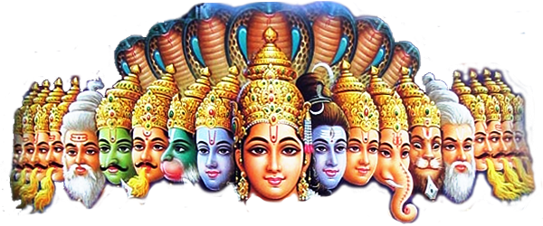 Hindu-gods - Hinduism Png (600x250), Png Download