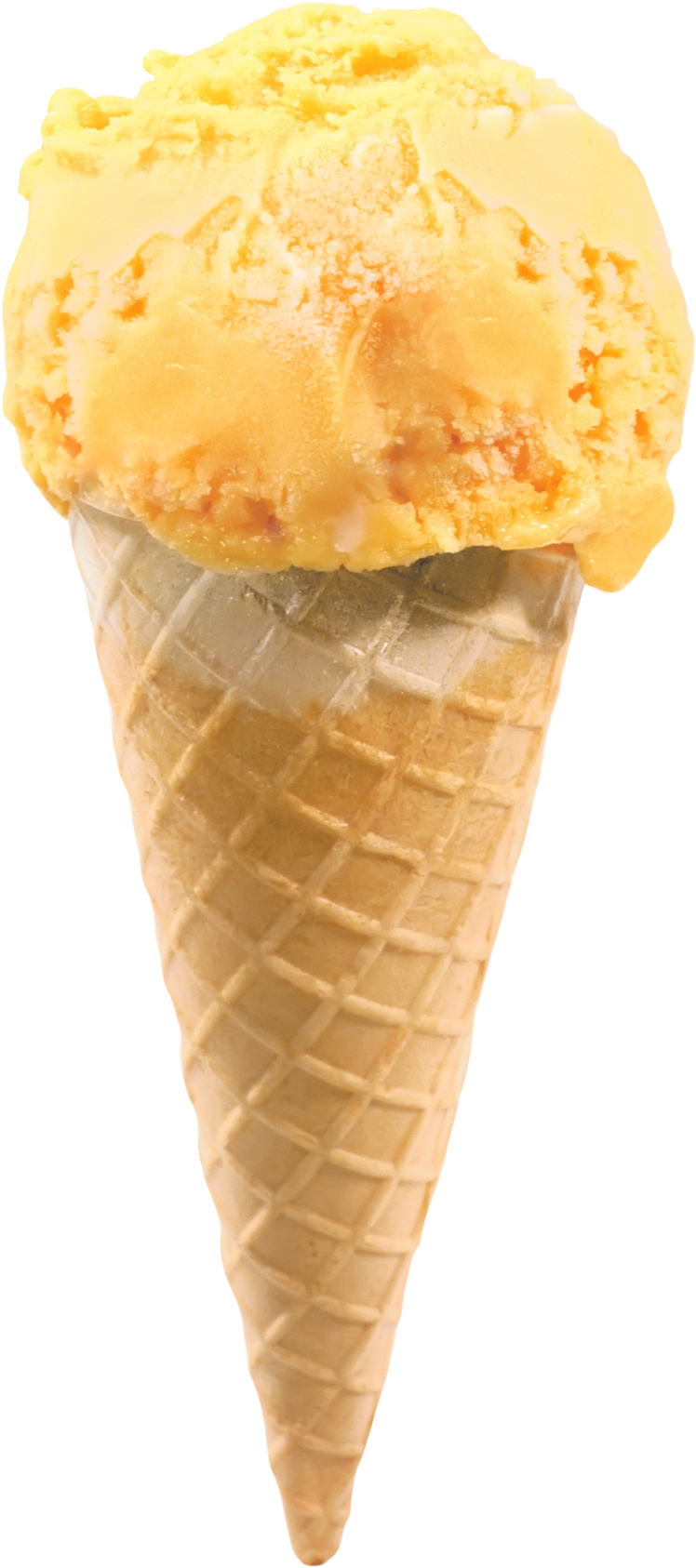 Ice Cream With Cone Png Transparent Image - Ice Cream Cone Png (910x1813), Png Download