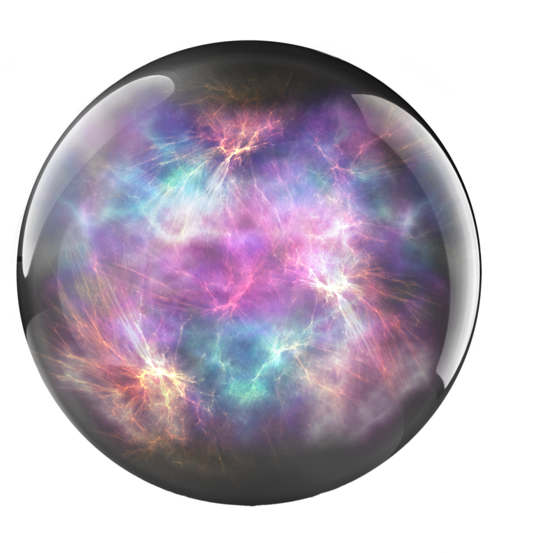 Corruption And Energy - Magic Crystal Ball Png (1024x819), Png Download