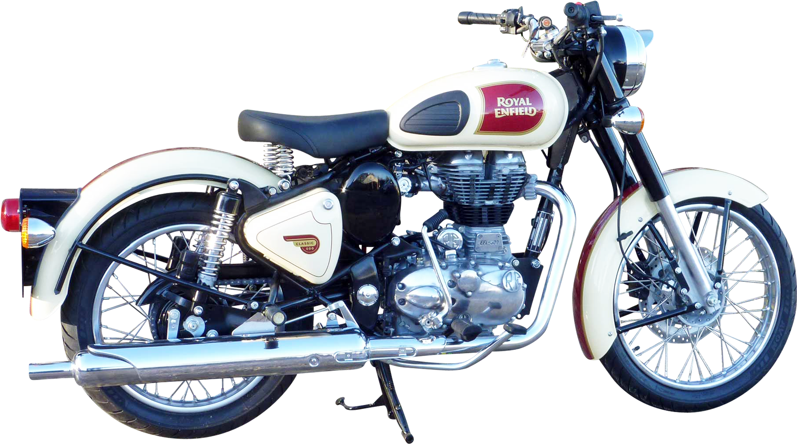 Vector Free Library Royal Enfield Classic Motorcycle - Png Of Bullet Bike (1690x970), Png Download