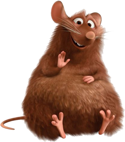 Mouse Animal Png Image - Emile Ratatouille (472x500), Png Download