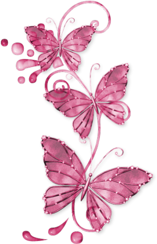 Png Butterflies - Google Search - Elegant Butterfly Border Design (337x500), Png Download