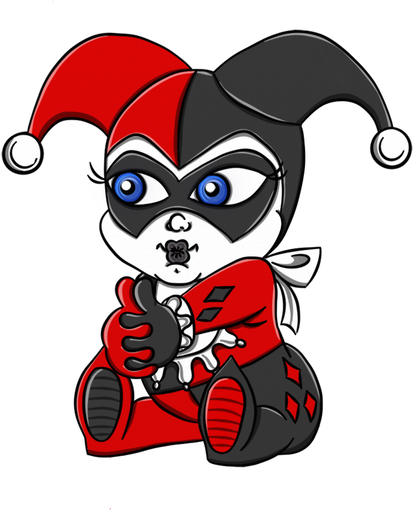 Here Is One Of My Favorites Of The Series Of Gotham - Baby Harley Quinn And Poison Ivy (1000x769), Png Download