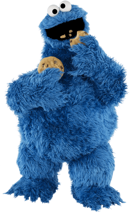 Download - Sesame Street Cookie Monster Png (459x750), Png Download