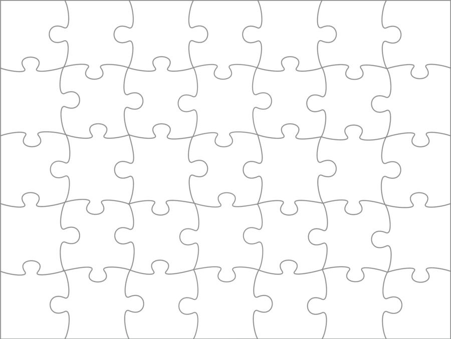 Puzzle Png By Sofiagleekberry On Deviantart - Wykrojnik Dixi Craft Puzzle Sześciokąty (900x677), Png Download