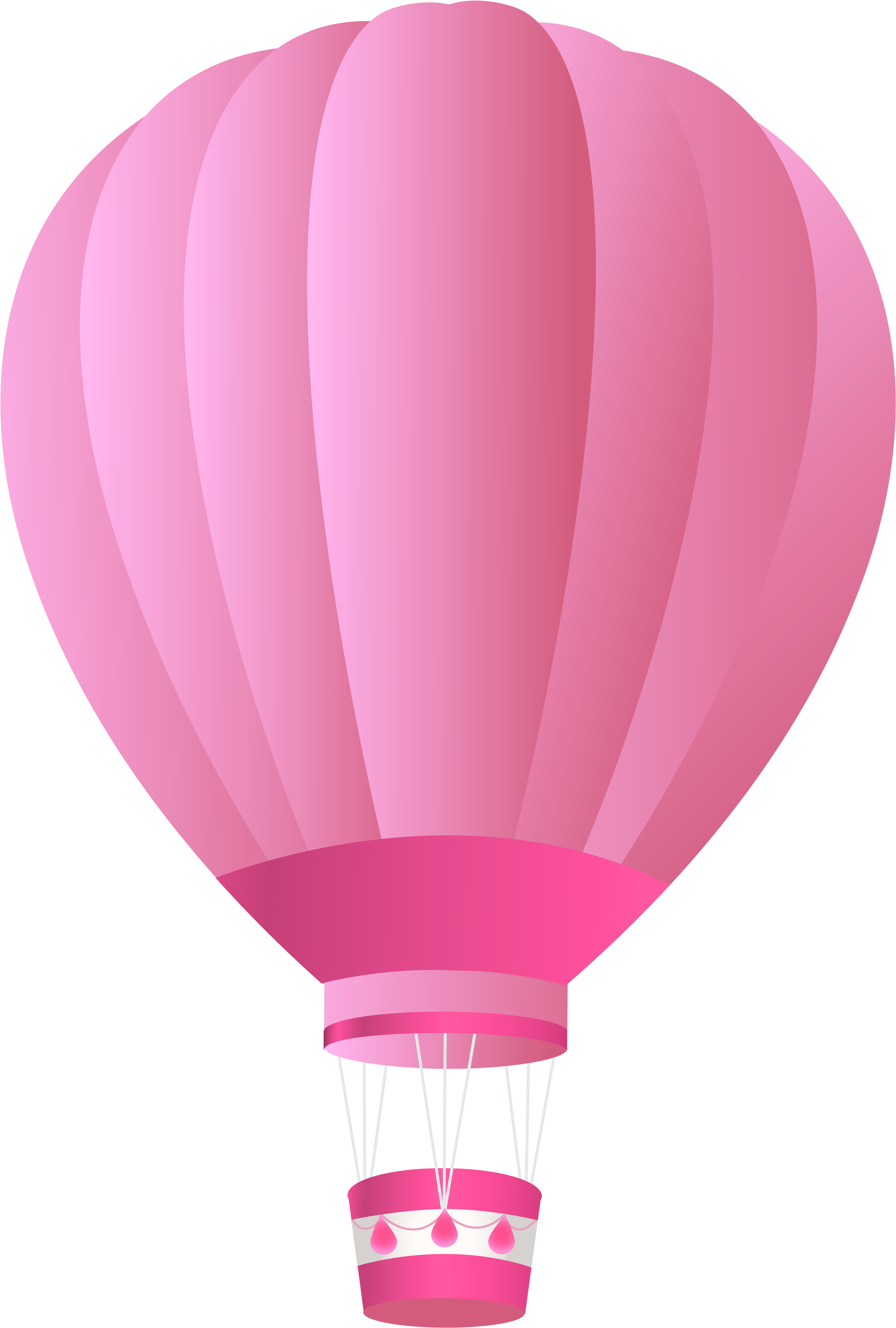 Pink Air Balloon Clip Art Png Image - Air Balloon Pink Png (4067x6000), Png Download