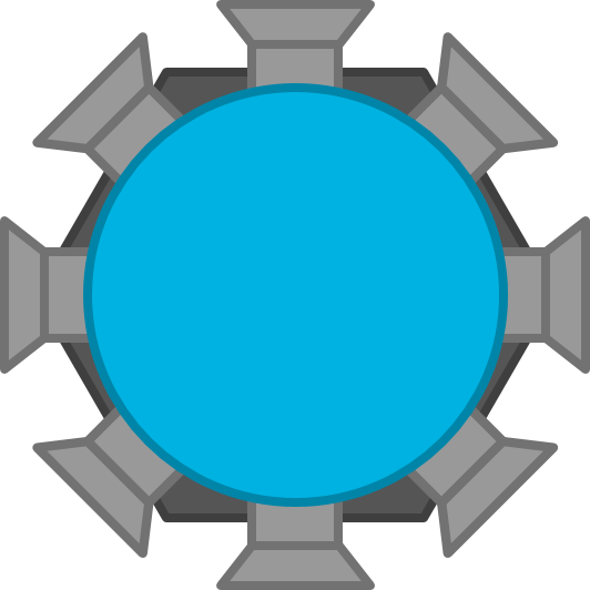 Trapper Dominator - Diep Io Auto 5 (532x532), Png Download