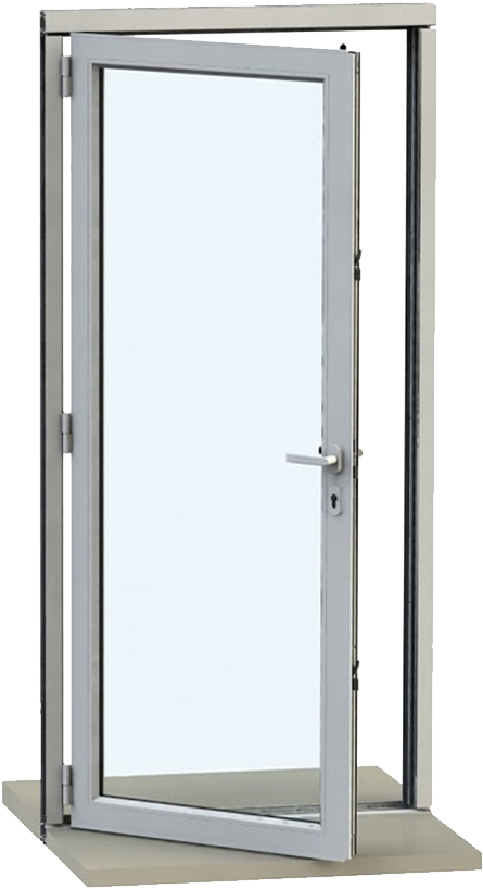 Aluminium Residential Doors - Glass Aluminium Glass Door Detail (1500x1000), Png Download