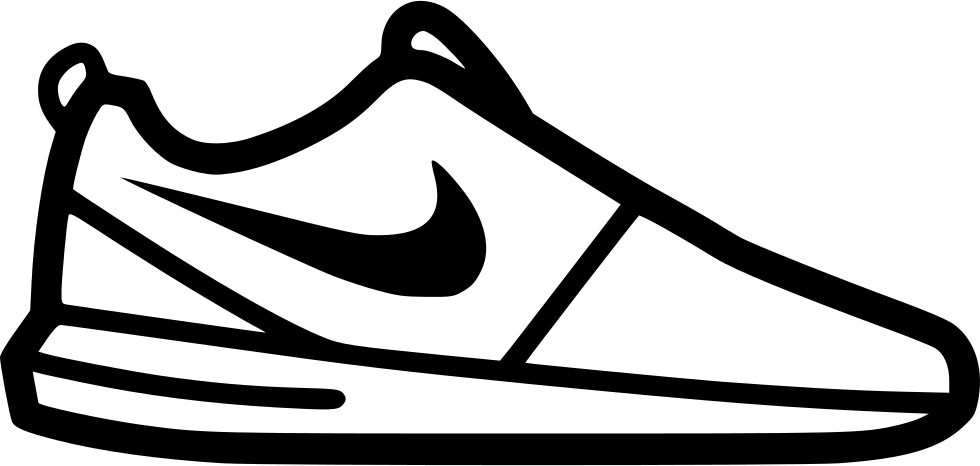 Nike Roshe Run Comments - Nike Shoe Icon Png (980x466), Png Download