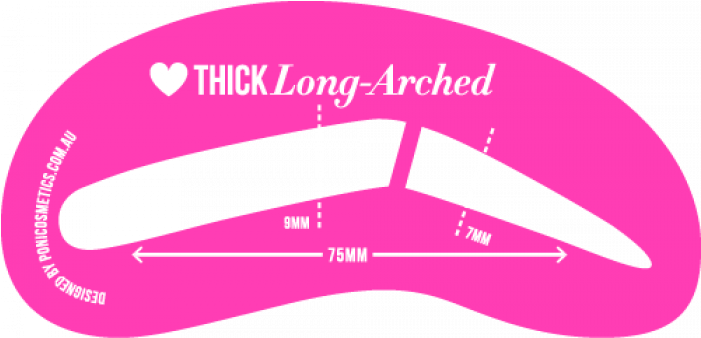 Brow Stencil Kit - Perfect Eyebrow Stencil (700x700), Png Download