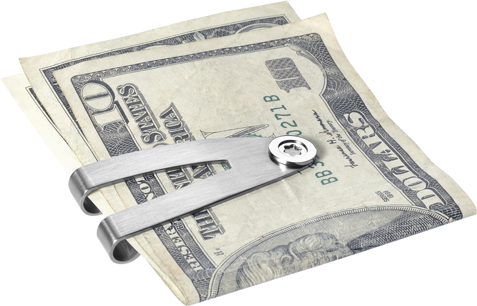 Montblanc Money Clip - Montblanc Steel And Black Carbon Money Clip 104731 (750x750), Png Download